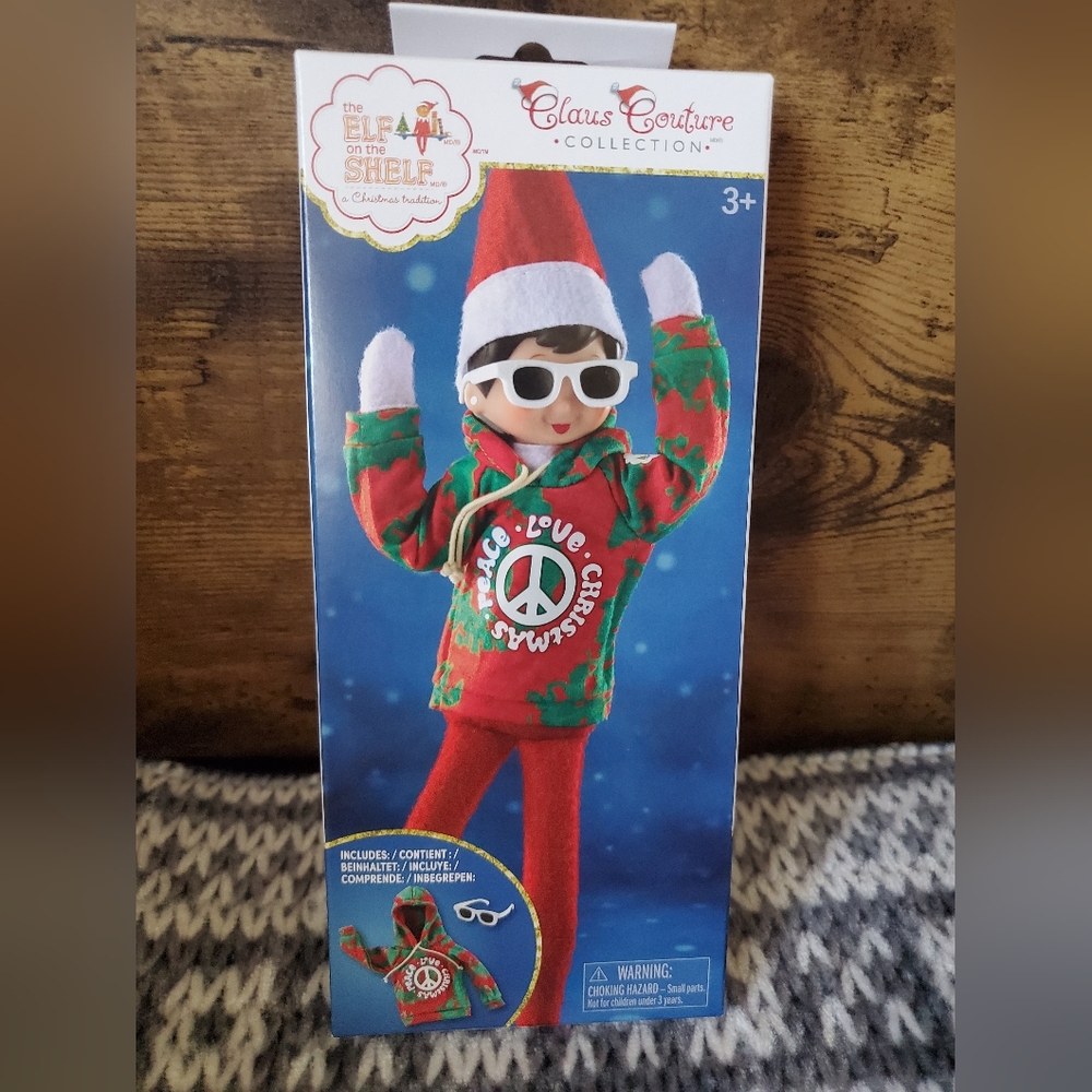 The Elf on the Shelf Claus Couture GROOVY GREETING HOODIE Brand New in Box